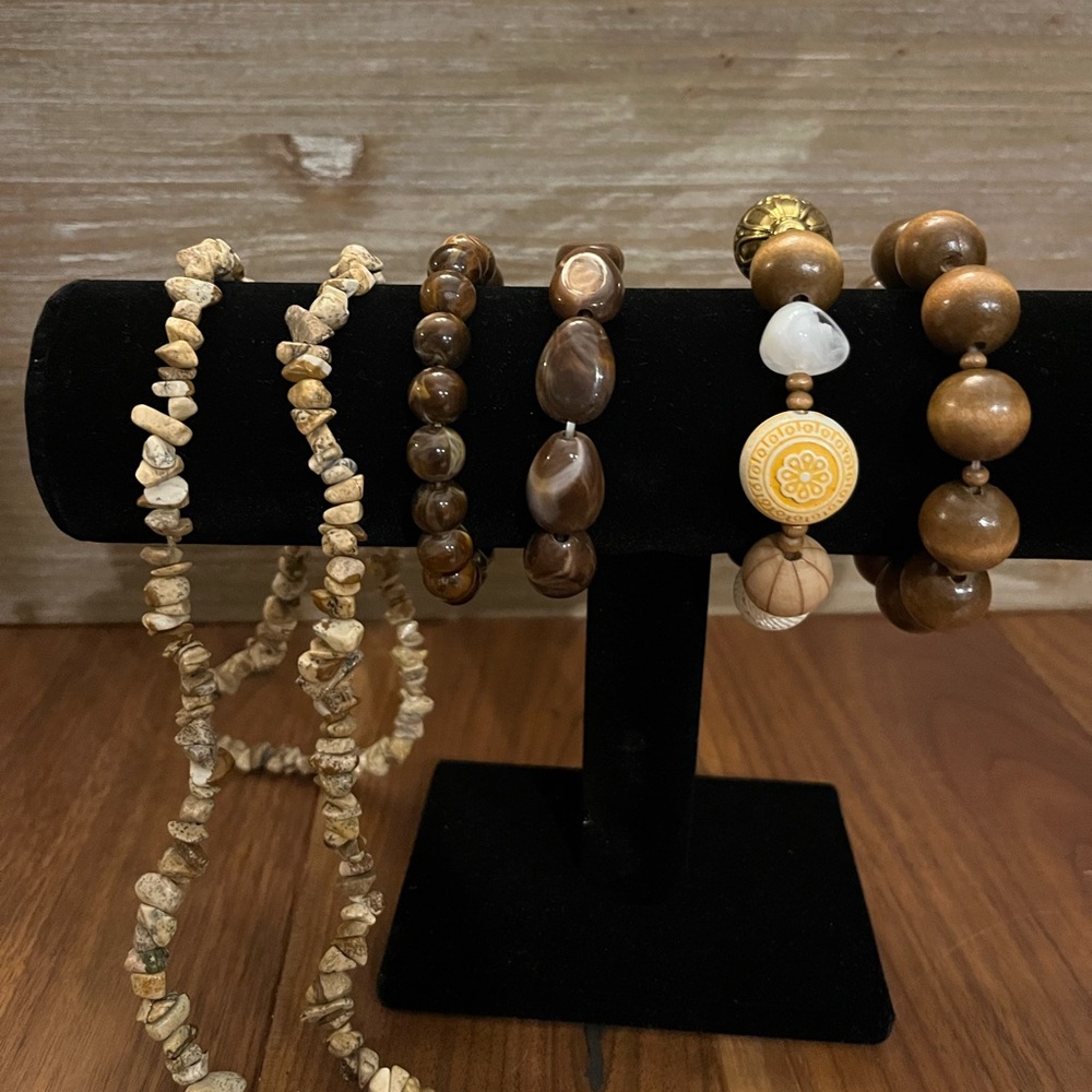 Bundle of Four Bracelets and One necklace